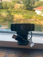 Logitech HD Pro Webcam, Computers en Software, Webcams, MacOS, Ophalen of Verzenden, Zo goed als nieuw, Monitorclip
