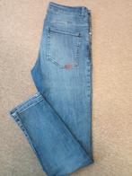 YourTurn Blauwe jeans met gekleurde stiksels, Blauw, W32 (confectie 46) of kleiner, Ophalen of Verzenden, Zo goed als nieuw