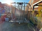 Trampoline SALTA Premium Black 153x214 met veiligheidsnet, Ophalen of Verzenden, Gebruikt