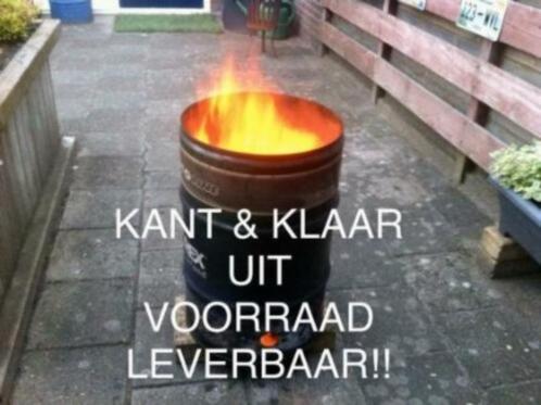 vuurton olievat 60 & 200 lit, Tuin en Terras, Vuurkorven, Zo goed als nieuw, Vuurton, Ophalen