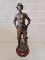 Champignon de Gymnaste Louis Moreau - Uniek Bronzen Beeldje, Ophalen of Verzenden, Brons