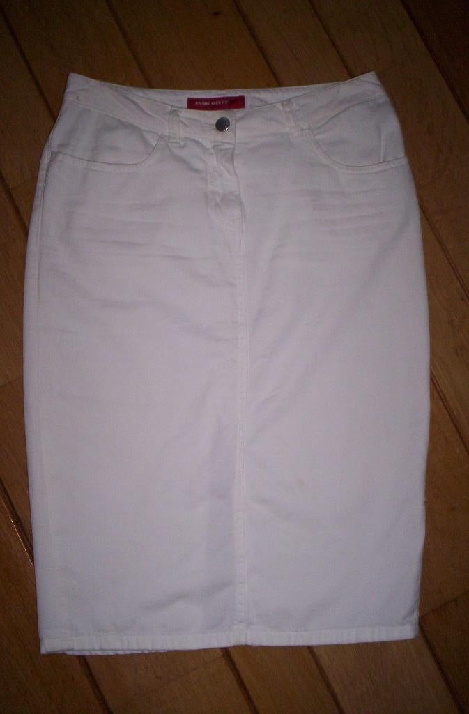 MISS SIXTY spijkerrok ecru maat S, Maat 38/40 (M), Beige, Miss Sixty, Ophalen of Verzenden