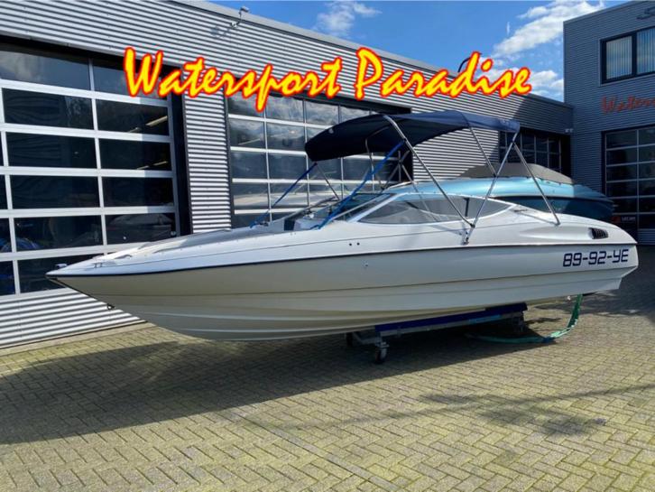 Bayliner Capri Bowrider (bj 1990), Watersport en Boten, Speedboten, Gebruikt, 6 meter of meer, Benzine, 200 pk of meer, Polyester