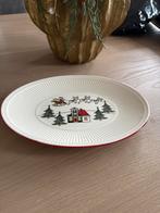 Wedgwood Windsor Christmas ovaal serveerschaal, Huis en Inrichting, Keuken | Servies, Ophalen of Verzenden, Zo goed als nieuw