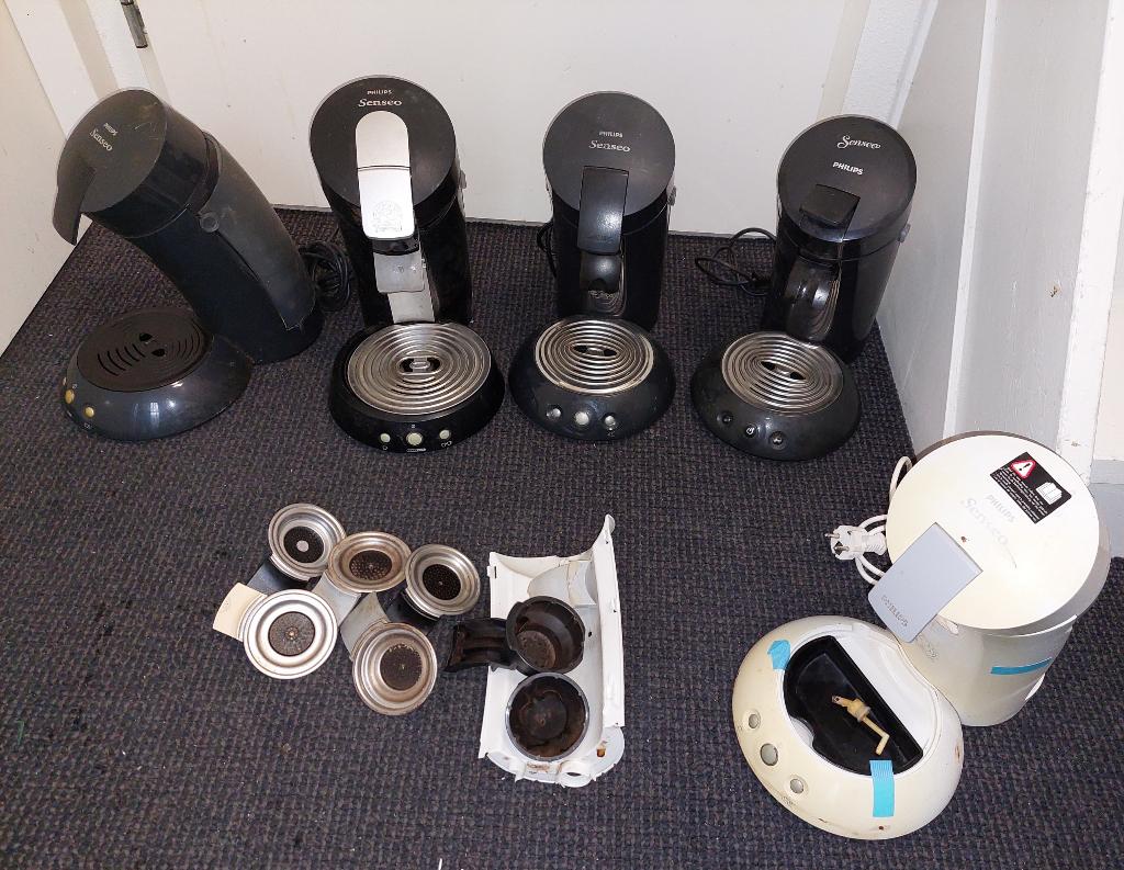 Diverse Senseo apparaten (3 werkend) + diverse onderdelen, Witgoed en Apparatuur, Koffiezetapparaten, Gebruikt, Koffiemachine