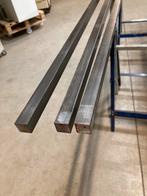 Massief staal 20x20 mm 3000 mm lang S235JRC, Doe-het-zelf en Verbouw, Metalen, Ophalen, Zo goed als nieuw, IJzer