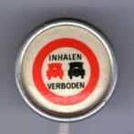 Inhalen verboden verkeersbord speldje ( F_093 ), Verzamelen, Speldjes, Pins en Buttons, Nieuw, Transport, Speldje of Pin, Verzenden