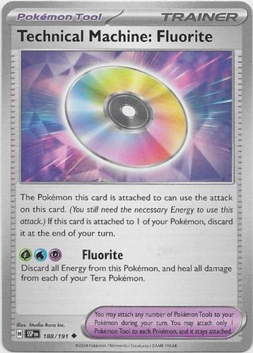 Surging Sparks,  TM: Fluorite [uncommon] 188/191 beschikbaar voor biedingen