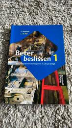 F. Huisman - Beter beslissen 1, Boeken, Overige niveaus, Nederlands, Ophalen of Verzenden, F. Huisman; L. de Wit