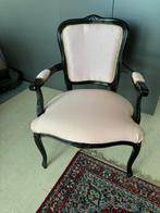 Barok stoel queen Anne stoel zacht roze vintage, Antiek en Kunst, Ophalen of Verzenden