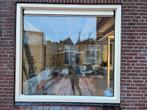 Kunststof kozijn inclusief raam dubbel glas, Ophalen, Kunststof, Gebruikt, Raamkozijn