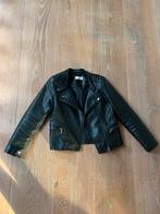 Kids Only zwart leren jasje maat 128, Meisje, Kids Only, Ophalen of Verzenden, Zo goed als nieuw