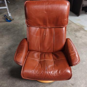 Stressless leren stoel. Zeer comfortabel  beschikbaar voor biedingen
