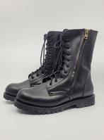 Nieuwe legerkisten Franse landmacht! Legerschoenen maat 45, Zwart, Boots, Nieuw, Ophalen of Verzenden