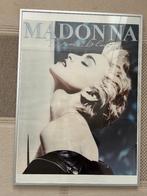 POSTER (INGELIJST) MADONNA – TRUE BLUE (1986), Verzamelen, Ophalen, Met lijst, A1 t/m A3, Muziek