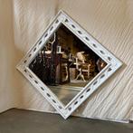 Barok spiegel - houten lijst - wit - 80 x 80 cm -TTM Wonen, TTM Wonen, Meubels – (Perzische) Tapijten en Woonaccessoires, Taag 63, 2491 CS, Den Haag (Forepark)