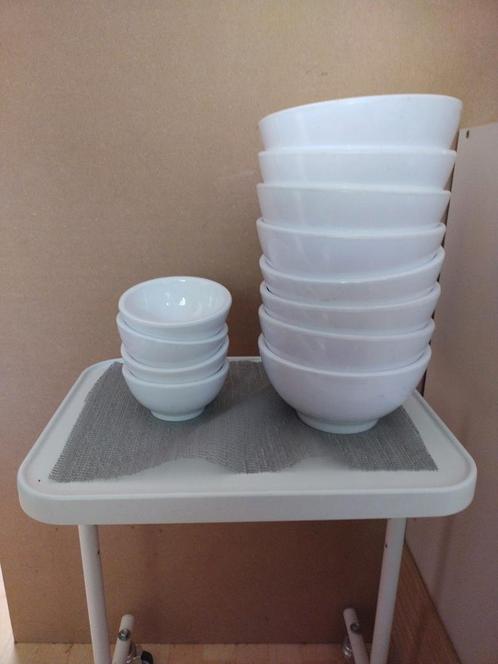 Stevige melamine kommen 12 stuks, Huis en Inrichting, Keuken | Keukenbenodigdheden, Gebruikt, Ophalen of Verzenden