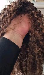 Nieuw! bruin met highlights lace-wig  nog 1 over!!., Sieraden, Tassen en Uiterlijk, Uiterlijk | Haarverzorging, Ophalen of Verzenden