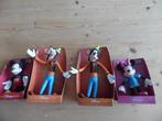 Originele Disney figuren Goofy Minnie en Mickey, Mickey Mouse, Zo goed als nieuw, Beeldje of Figuurtje, Verzenden