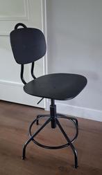 Bureaustoel Ikea Kullaberg, zwart, Ophalen, Gebruikt, Grijs, Bureaustoel