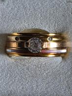 Goudkleurige IXXXI ring maat 17. H8., Sieraden, Tassen en Uiterlijk, Ringen, Overige materialen, Ophalen of Verzenden, Zo goed als nieuw