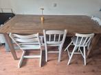 Houten Eettafel - Robuust en Stijlvol, Huis en Inrichting, Tafels | Eettafels, Ophalen, 150 tot 200 cm, Landelijk, 150 tot 200 cm