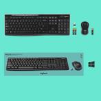Logitech MK270 wireless mouse and keyboard, Ophalen, Qwerty, Nieuw, Draadloos
