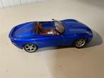 1:24 WELLY Jaguar XK180 Roadster - Statisch Model - Blauw, Hobby en Vrije tijd, Modelauto's | 1:24, Ophalen of Verzenden, Zo goed als nieuw