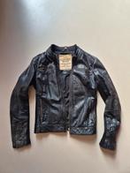 Cropped leren jasje, Mooi, Zwart, Ophalen of Verzenden, Maat 36 (S)