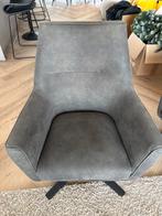 Mooie draaistoel met zwarte voet, Huis en Inrichting, Stoelen, Ophalen, Gebruikt, Eén, Modern