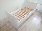 Peuterbed 150x70cm wit, Kinderen en Baby's, Kinderkamer | Bedden, Ophalen, Gebruikt, 70 tot 85 cm, 140 tot 160 cm