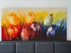 Kleurrijk schilderij van Jochem de Graaf  - 160 x 80 cm, Antiek en Kunst, Kunst | Schilderijen | Abstract, Ophalen