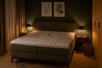 Boxspring Elektrisch XL200x200 Groen Direct leverbaar E-7112 beschikbaar voor biedingen