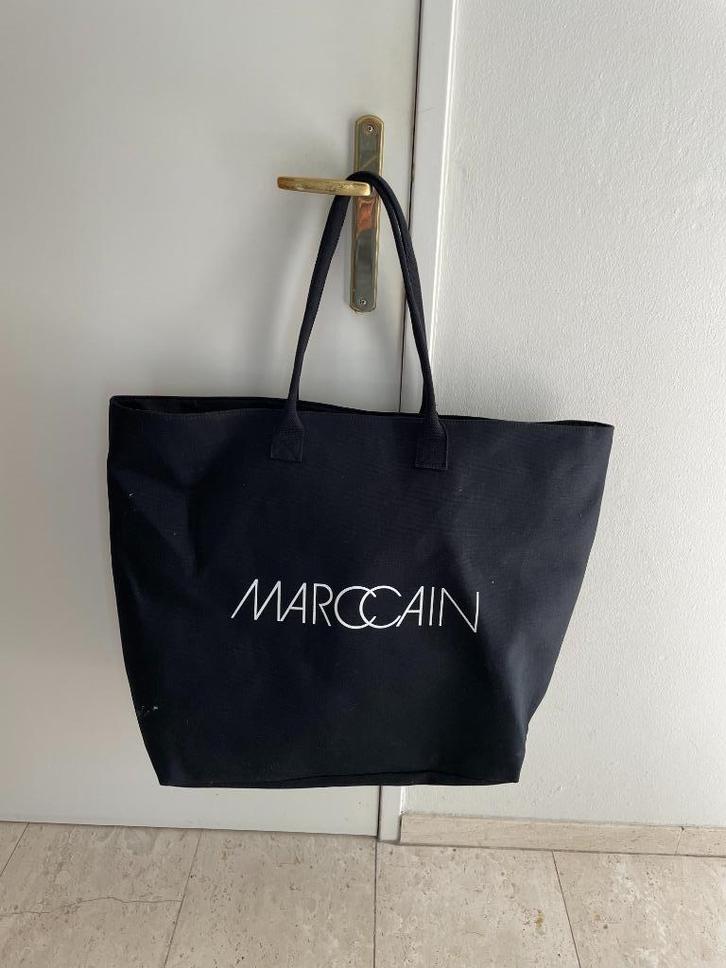 Marccain: NIEUWE grote zwarte shopper, Sieraden, Tassen en Uiterlijk, Tassen | Damestassen, Nieuw, Shopper, Zwart, Verzenden