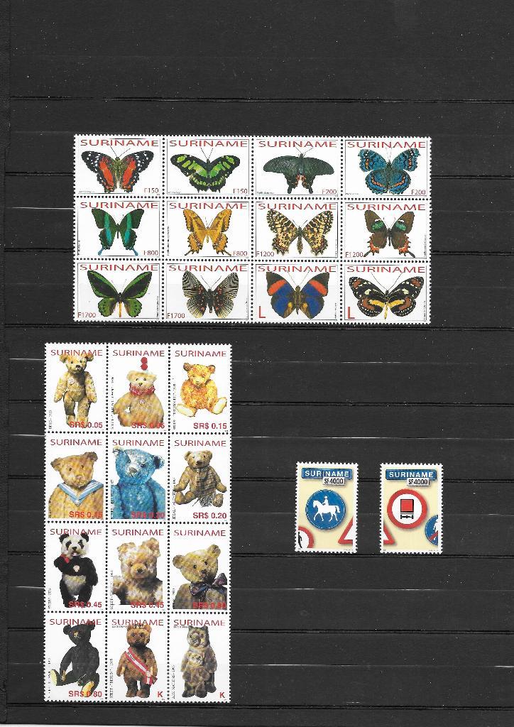 Suriname 2004, complete jaargang, Postfris., Postzegels en Munten, Postzegels | Suriname, Postfris, Ophalen of Verzenden