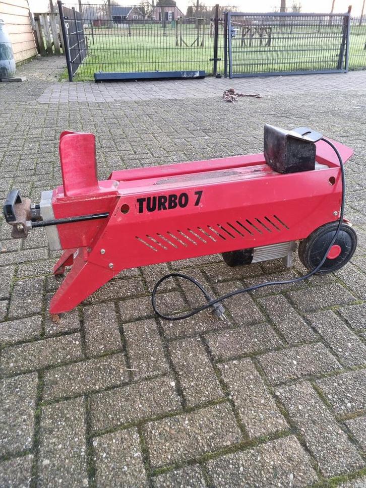 Bell Turbo 7 Houtklover - Elektrisch, Tuin en Terras, Kloofmachines, Gebruikt, Liggend, Elektrisch, Ophalen