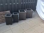 Composiet bloembakken., Tuin en Terras, Bloembakken en Plantenbakken, Ophalen, Nieuw, Vierkant, Kunststof