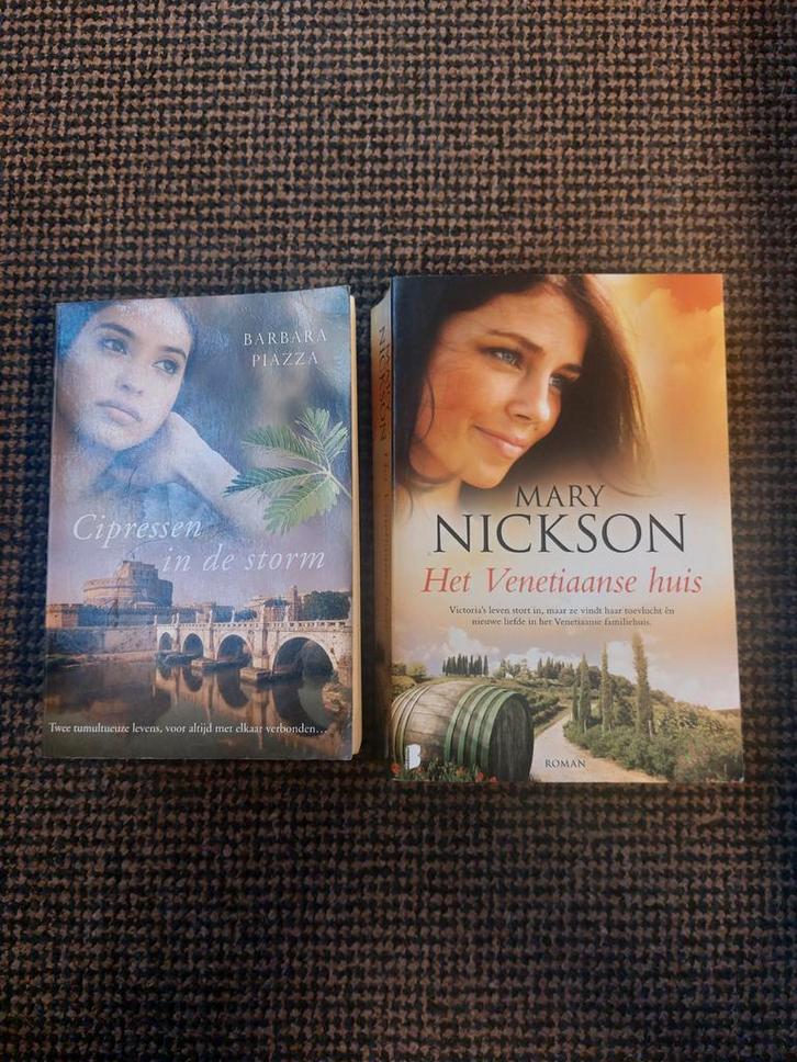 2 prachtige romans van Barbara Piazza en Mary Nickson, Boeken, Romans, Zo goed als nieuw, Ophalen of Verzenden