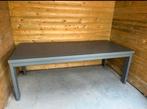 Massief eiken eettafel bureau 220/100, Ophalen, Gebruikt, Eikenhout, 200 cm of meer