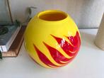 Murano - Carlo Moretti - Vaas - Muranoglas, Ophalen of Verzenden, Minder dan 50 cm, Rood, Glas