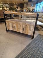 Nieuw dressoir Britt 135x90x45cm mangohout metaal €275, Ophalen, ., Nieuw, .