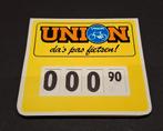 Union rijwielen / fietsen prijskaartje, Verzamelen, Ophalen of Verzenden, Zo goed als nieuw, Reclamebord