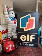 Vintage Elf Lubricants Reclamebord Lichtbak, Verzamelen, Merken en Reclamevoorwerpen, Ophalen, Reclamebord, Gebruikt, .