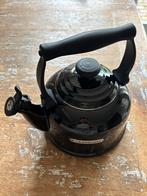 Le creuset fluitketel zwart, Ophalen of Verzenden, Gebruikt