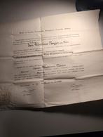 Diploma doctorandus titel 1917, Antiek en Kunst, Ophalen of Verzenden