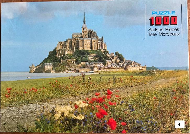 Puzzels 1000 stukjes, Hobby en Vrije tijd, Denksport en Puzzels, Gebruikt, Legpuzzel, 500 t/m 1500 stukjes, Ophalen of Verzenden