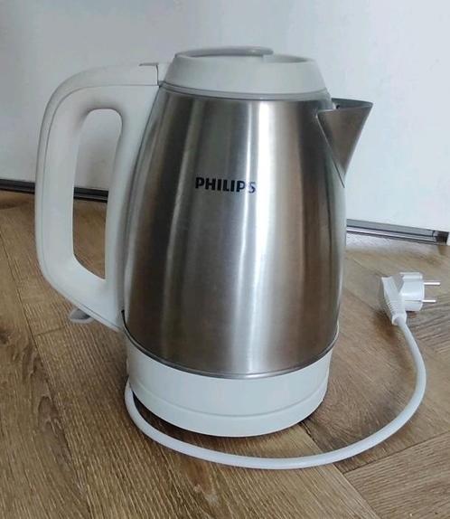 Philips HD9305/00 waterkoker wit RVS 1,5 liter, Witgoed en Apparatuur, Waterkokers, Zo goed als nieuw, Rvs, Ophalen of Verzenden