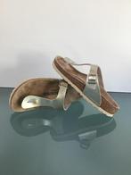 GRATIS VERZENDEN | BIRKENSTOCK Nieuwe gouden slippers 38, Slippers, Overige kleuren, Verzenden, Nieuw