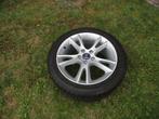 Saab 9-5 alu velgen origineel met zomerbanden 17 inch, Auto-onderdelen, Banden en Velgen, Ophalen, Gebruikt, Banden en Velgen