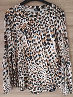 &Co Dames Top - Luipaardprint - Maat S, Bruin, Ophalen of Verzenden, Zo goed als nieuw, Maat 36 (S)